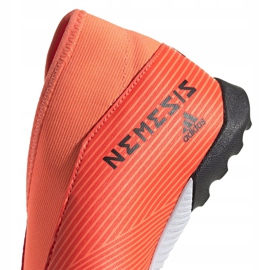 Buty piłkarskie adidas Nemeziz 19.3 Ll Tf Jr EH0489 wielokolorowe pomarańczowe 4