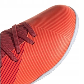 Buty piłkarskie adidas Nemeziz 19.3 In Jr EH0495 wielokolorowe czerwone 1