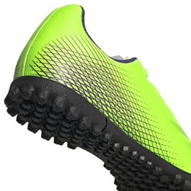 Buty piłkarskie adidas X Ghosted.4 Tf Jr EG8229 zielone zielone 5