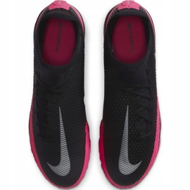 Buty piłkarskie Nike Phantom Gt Academy Df Tf M CW6666 006 czarne różowe, czarny 1