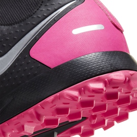 Buty piłkarskie Nike Phantom Gt Academy Df Tf M CW6666 006 czarne różowe, czarny 4