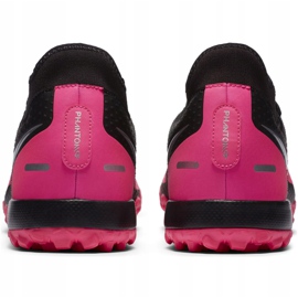 Buty piłkarskie Nike Phantom Gt Academy Df Tf M CW6666 006 czarne różowe, czarny 6