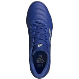 Buty piłkarskie adidas Copa 20.3 In Sala M EH1492 niebieskie srebrny, niebieski 1