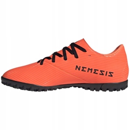 Buty piłkarskie adidas Nemeziz 19.4 Tf M EH0304 pomarańczowe wielokolorowe 2