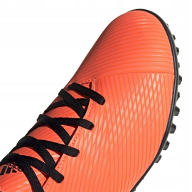 Buty piłkarskie adidas Nemeziz 19.4 Tf M EH0304 pomarańczowe wielokolorowe 3