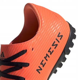 Buty piłkarskie adidas Nemeziz 19.4 Tf M EH0304 pomarańczowe wielokolorowe 4