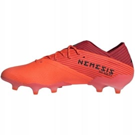 Buty piłkarskie adidas Nemeziz 19.1 Fg M EH0770 pomarańczowe wielokolorowe 2