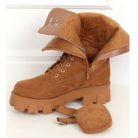 Kozaki z sakiewką camel NC1111 Camel brązowe wielokolorowe 1