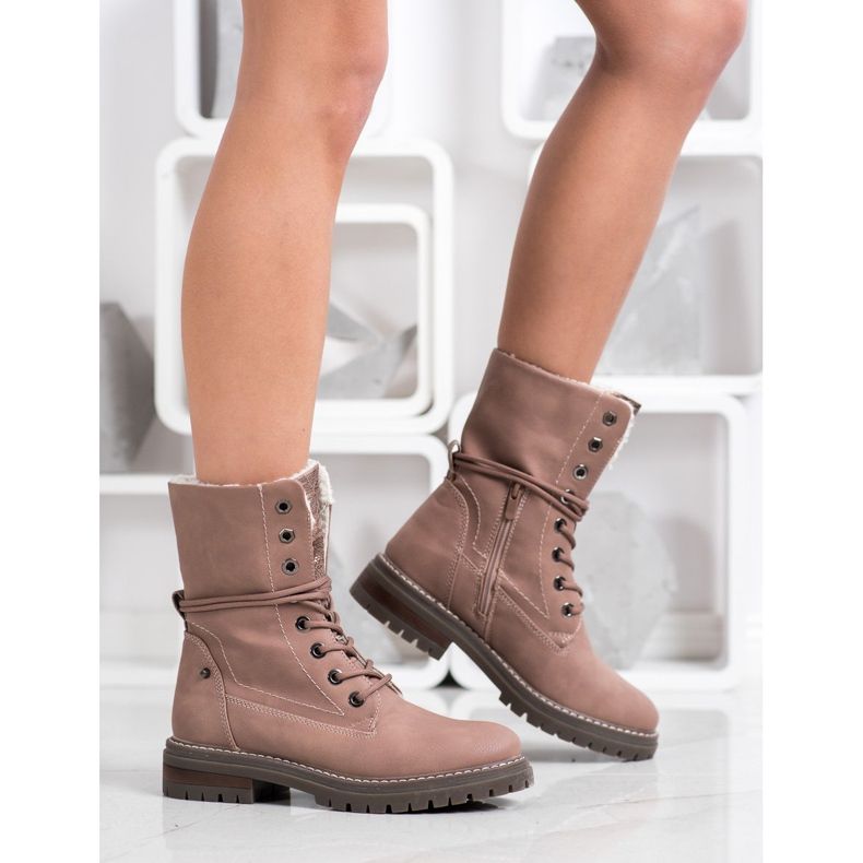 Super Mode Wysokie Trapery różowe 1