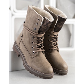 Super Mode Wysokie Trapery brązowe 1