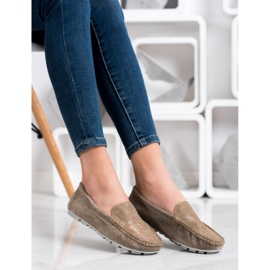 Filippo Mokasyny Ze Skóry brązowe 2