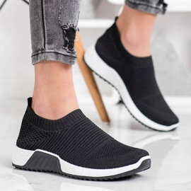 Goodin Sportowe Czarne Slipony 1