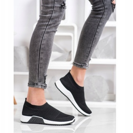 Goodin Sportowe Czarne Slipony 2