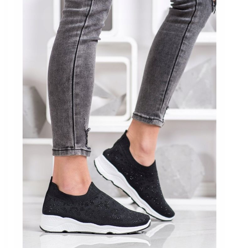 Goodin Wygodne Czarne Slipony 2