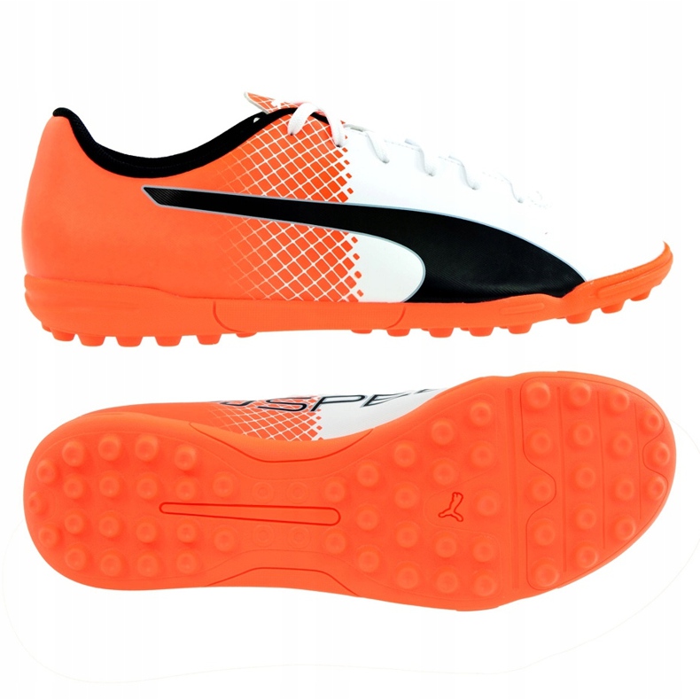 Buty piłkarskie Puma Evo Speed 5.5 Tt 103591 05 pomarańczowe 1