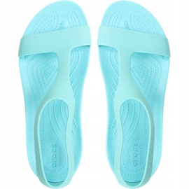 Crocs sandały damskie Serena Sandal W miętowe 205469 40M zielone 1