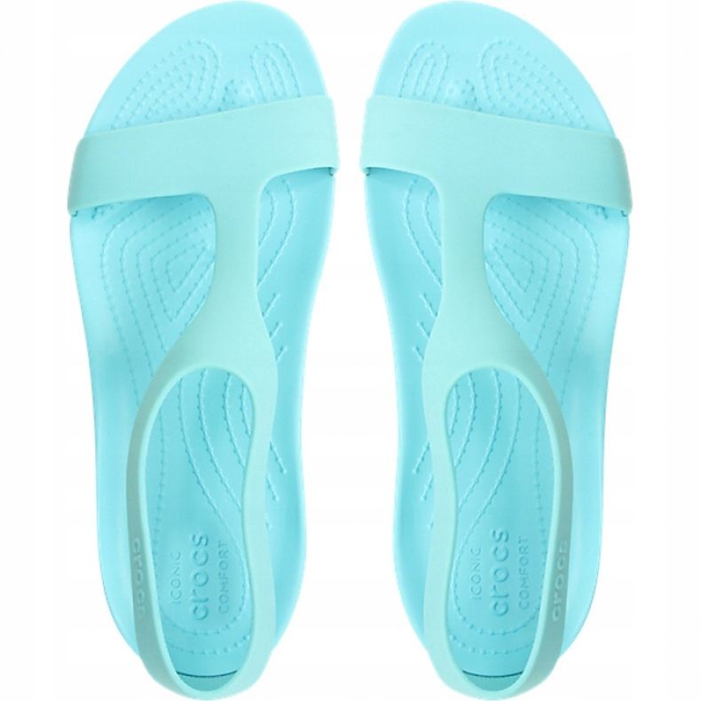 Crocs sandały damskie Serena Sandal W miętowe 205469 40M zielone 1