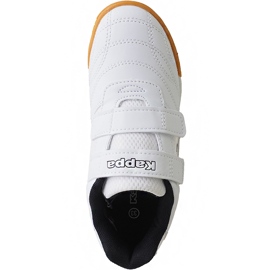 Buty dla dzieci Kappa Kickoff K biało-czarne 260509K 1011 białe białe 1