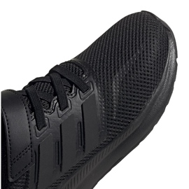 Buty dla dzieci adidas Runfalcon C czarne EG1584 3