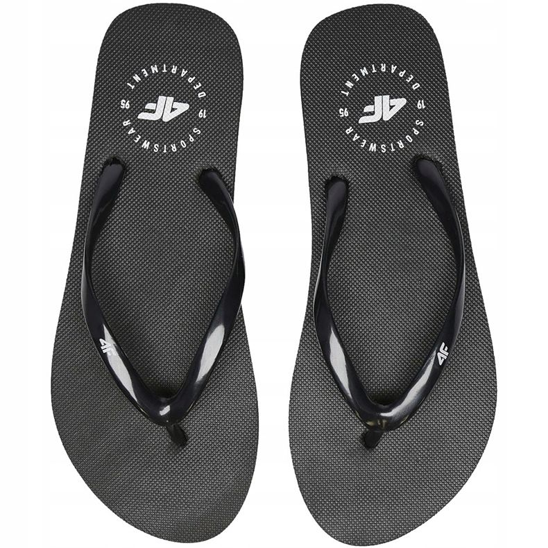 Klapki damskie 4F czarne H4L20 KLD005 21S 2