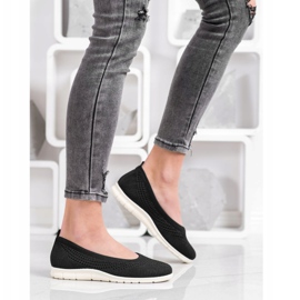 Goodin Ażurowe Slipony czarne 1