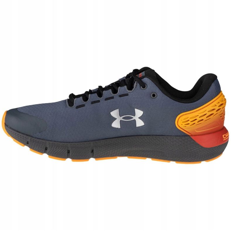 Buty Under Armour Charged Rogue 2 Storm M 3023371-100 pomarańczowe szare 1