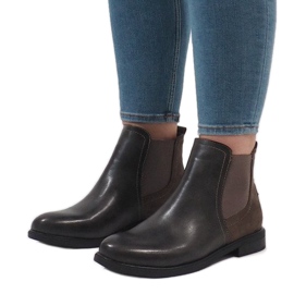 Szare botki ocieplane 6591 2