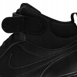 Buty dla dzieci Nike Court Borough Mid 2 czarne CD7782 001 3