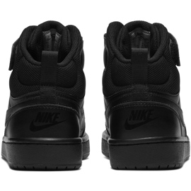 Buty dla dzieci Nike Court Borough Mid 2 czarne CD7782 001 5