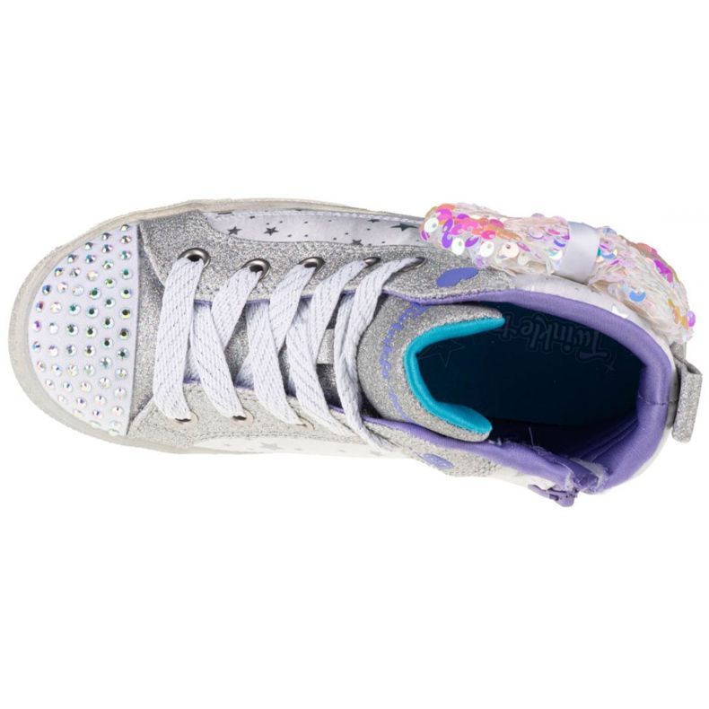 Buty Skechers Shuffle Brights 2.0 Jr 314015L-WSL szare wielokolorowe 2