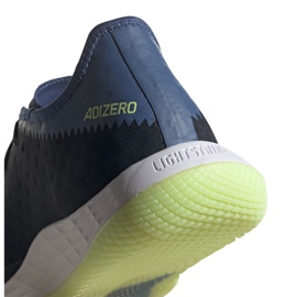 Buty halowe adidas Adizero FastCourt Primeblue M FX1773 wielokolorowe czarne 2