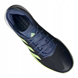 Buty halowe adidas Adizero FastCourt Primeblue M FX1773 wielokolorowe czarne 3
