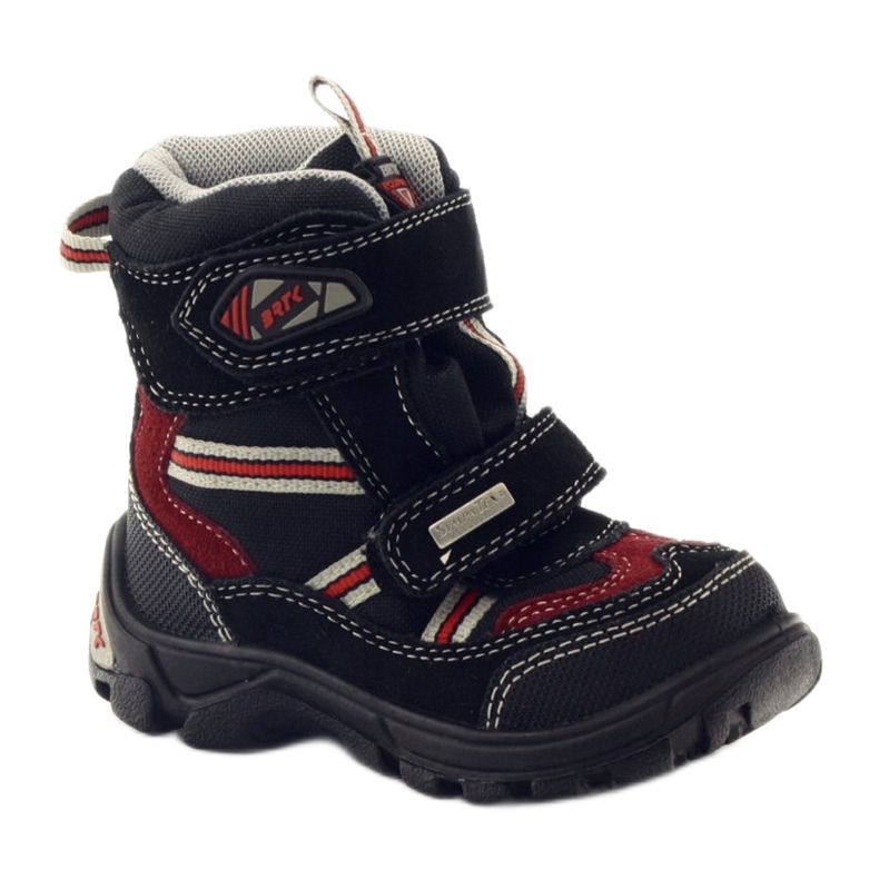 Trzewiki z membraną 11931 czarne/czerwone Bartek 1