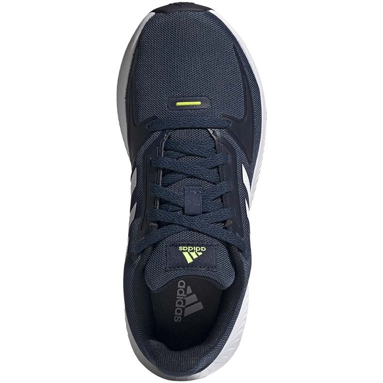 Buty dla dzieci adidas Runfalcon 2.0 K granatowe FY9498 białe 1