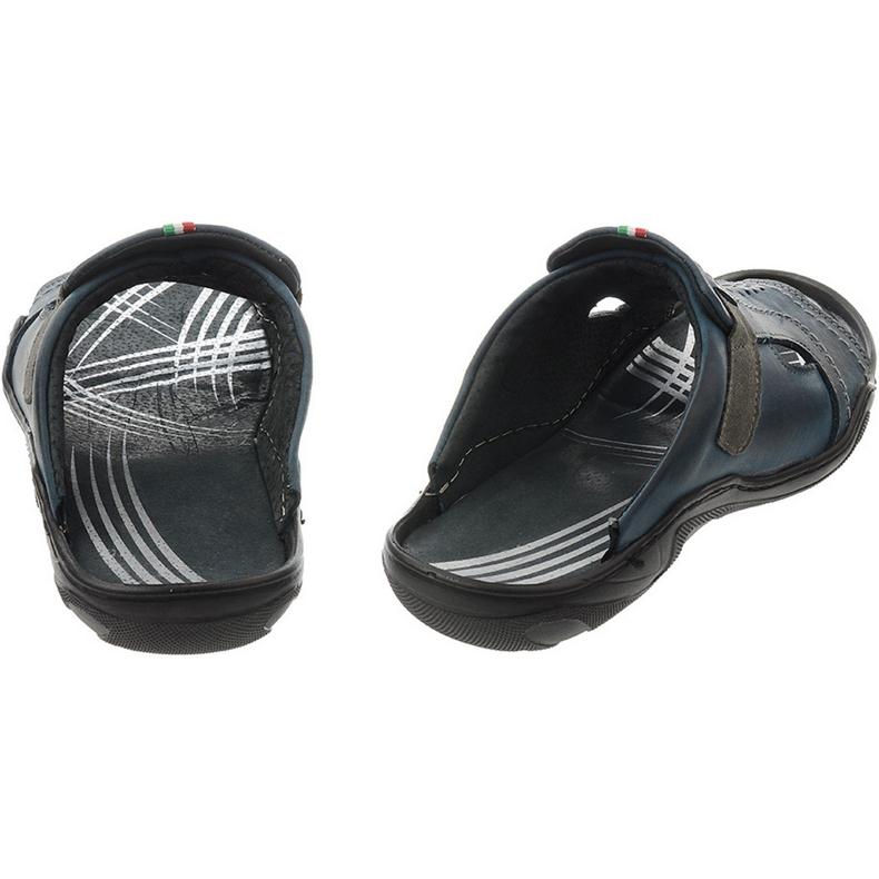 Klapki męskie 307 granatowe 2