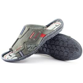 Klapki męskie 334GT szare 1