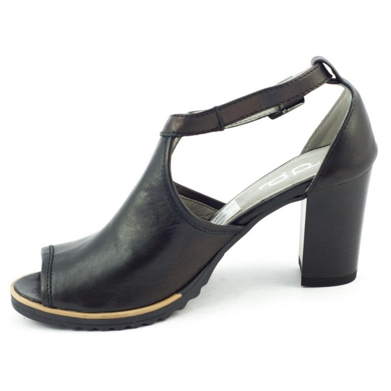 Dolce Pietro Sandały na słupku 1022 czarne 1