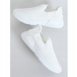Buty sportowe skarpetkowe białe C9273 Blanco 3