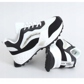 Buty sportowe biało-czarne 2008 Black białe 1