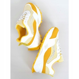 Buty sportowe biało-żółte 2008 Yellow białe 1