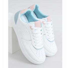 Buty sportowe damskie białe BL218P Blue 1