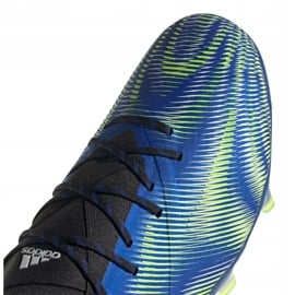 Buty piłkarskie adidas Nemeziz.1 Fg M FW7423 wielokolorowe niebieskie 1