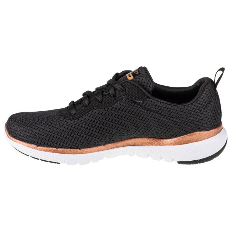 Buty Skechers Flex Appeal 3.0 W 13070-BKRG czarne złoty 1