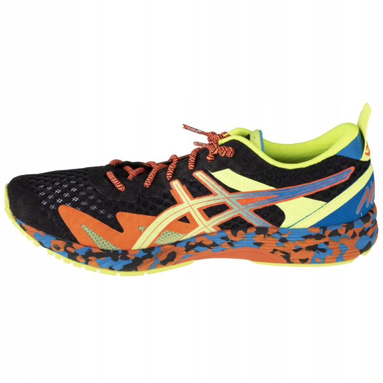 Buty Asics Gel-Noosa Tri 12 M 1011B277-005 czarne niebieskie pomarańczowe żółte 1
