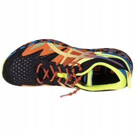 Buty Asics Gel-Noosa Tri 12 M 1011B277-005 czarne niebieskie pomarańczowe żółte 2