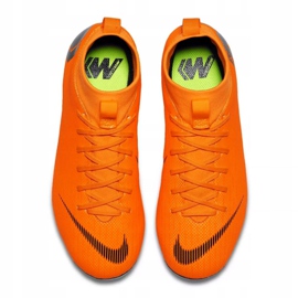 Buty piłkarskie Nike Mercurial Superfly 6 Academy Gs Mg Jr AH7337-810 pomarańczowe 1