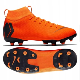 Buty piłkarskie Nike Mercurial Superfly 6 Academy Gs Mg Jr AH7337-810 pomarańczowe 2