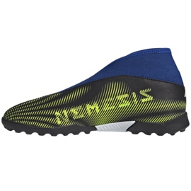 Buty piłkarskie adidas Nemeziz.3 Ll Tf Jr FY0820 czarne wielokolorowe 1