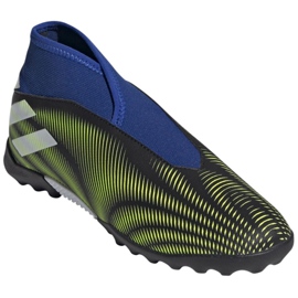 Buty piłkarskie adidas Nemeziz.3 Ll Tf Jr FY0820 czarne wielokolorowe 3