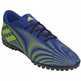 Buty piłkarskie adidas Nemeziz.4 Tf M FW7405 niebieskie wielokolorowe 3